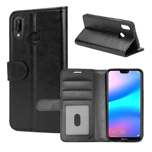 SiGN Plånboksfodral för Huawei P20 Lite - Svart