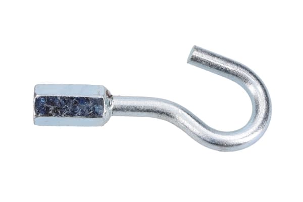 Extralink HOOK WITH SCREW 12MM, Kaapelikoukku, Seinä, Ruostumaton teräs, Ruostumaton teräs