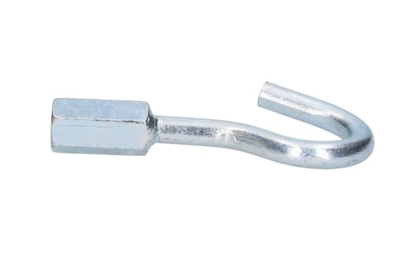 Extralink HOOK WITH SCREW 12MM, Kaapelikoukku, Seinä, Ruostumaton teräs, Ruostumaton teräs