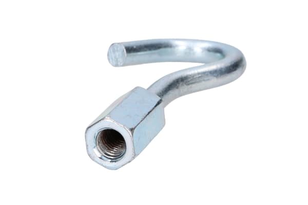 Extralink HOOK WITH SCREW 12MM, Kaapelikoukku, Seinä, Ruostumaton teräs, Ruostumaton teräs
