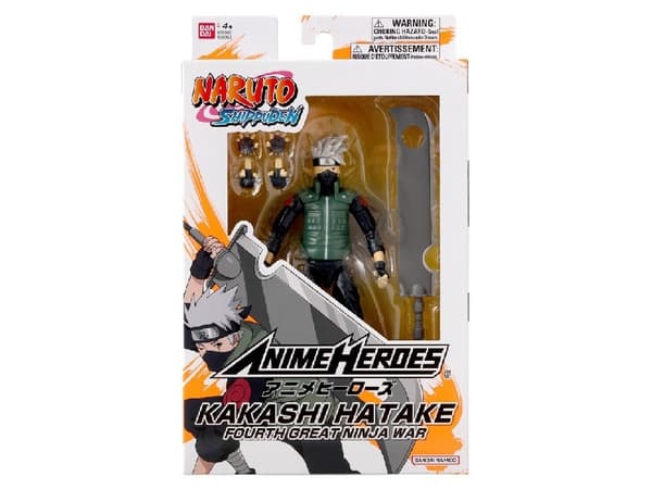 ANIME HEROES NARUTO - HATAKE KAKASHI GOURTH GREAT NINJA WAR