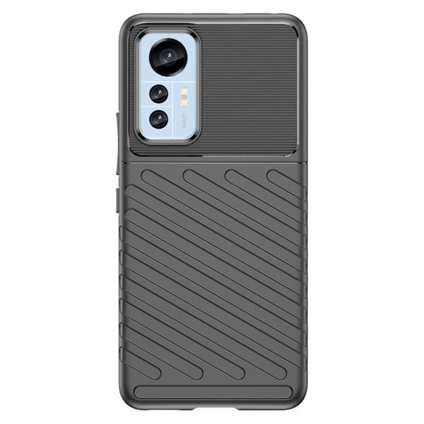 Xiaomi 12 Lite Skal Thunder Silicone Armor - Svart
