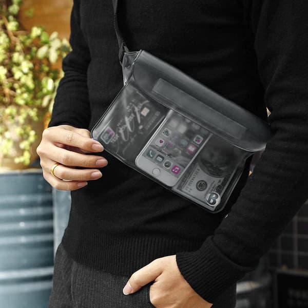 Vanntett bag for verdisaker - 3 lag - Sort