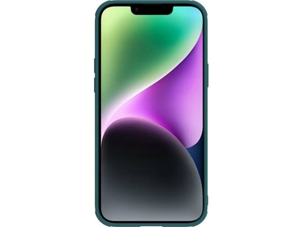 Deksel Nillkin CamShield Leather S Deksel iPhone 14 Plus deksel med kameradeksel grønn