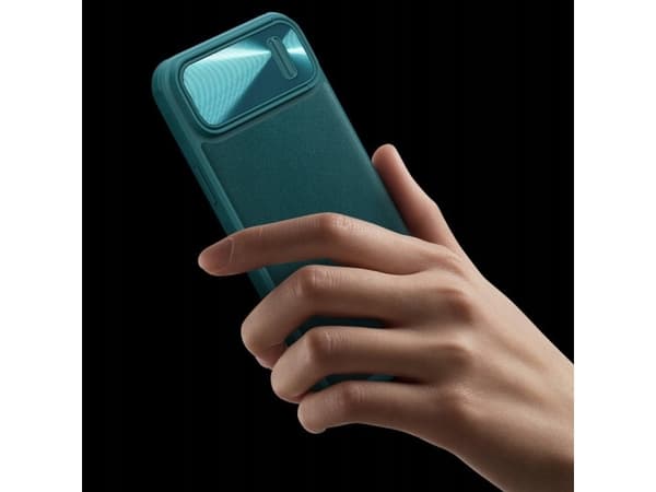 Deksel Nillkin CamShield Leather S Deksel iPhone 14 Plus deksel med kameradeksel grønn