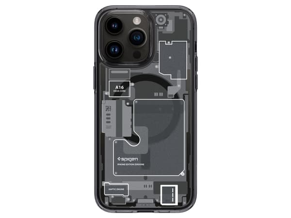 Spigen ACS05539, Suojus, Apple, iPhone 14 Pro Max, 17 cm (6.7"), Musta, Valkoinen
