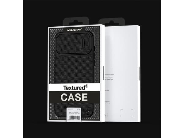 Nillkin Textured S Case iPhone 14 Pro Max panssaroitu kotelo, jossa on kamerasuoja tummanvihreä