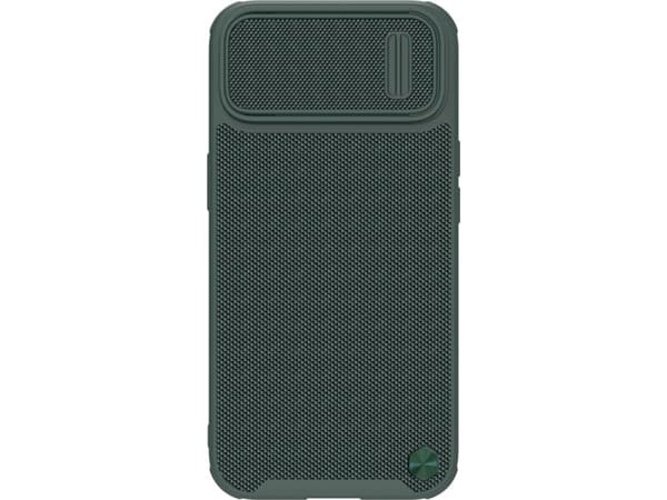 Nillkin Textured S Case iPhone 14 Pro Max panssaroitu kotelo, jossa on kamerasuoja tummanvihreä