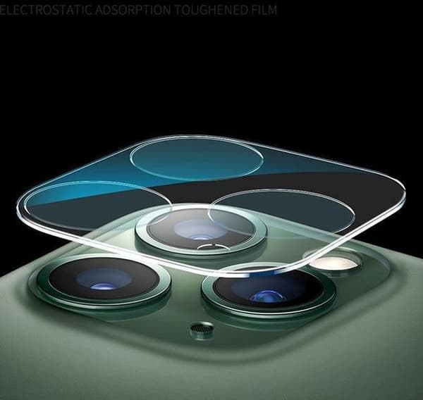 2-Pack iPhone 11 Pro Max Kamera Linsskydd Härdat Glas 0,2mm