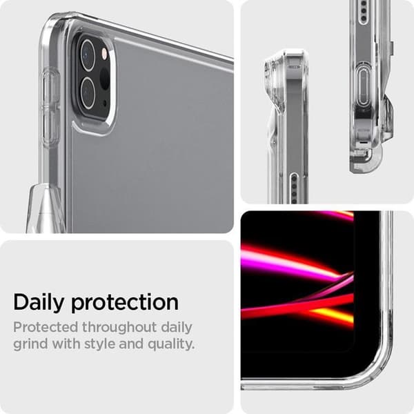 Spigen iPad Pro 12.9 (2020/2021/2022) Skal Airskin Hybrid - Transparent