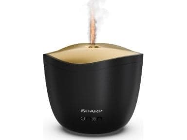 Sharp DF-A1E-B, Tank, Ultrasonic aroma diffuser, 0.2 L, 27 dB, 0.7 W musta