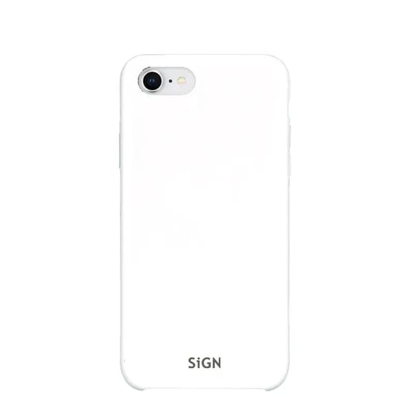 SiGN iPhone 7/8/SE (2020/2022) Skal Liquid Silicone - Vit