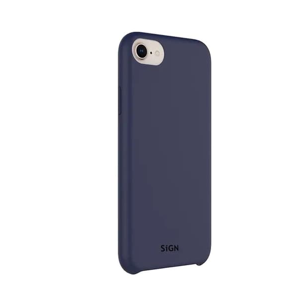 SiGN iPhone 7/8/SE (2020/2022) Skal Liquid Silicone - Blå