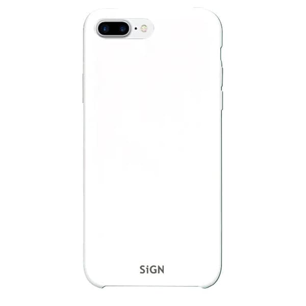 SiGN iPhone 7/8 Plus Skal Liquid Silicone - Vit