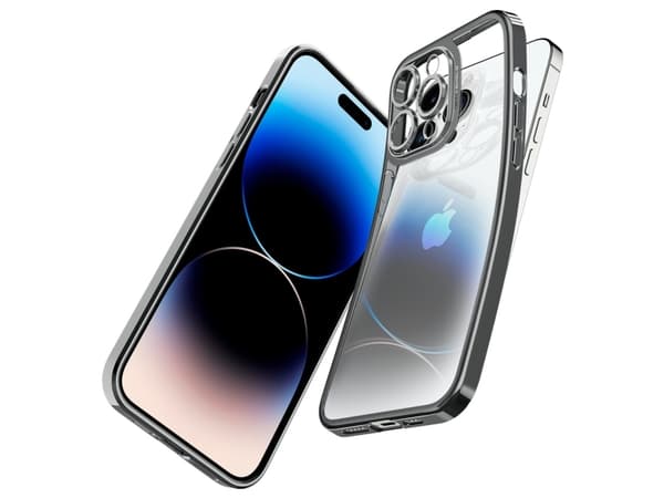 Spigen ACS04979, Omslag, Apple, iPhone 14 Pro, 15,5 cm (6.1"), Grå, Transparent