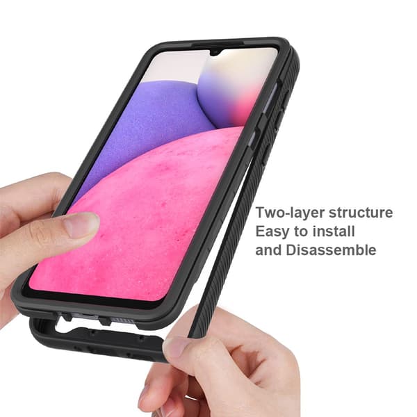 360 Full Cover Edge Case Samsung Galaxy A33 Black