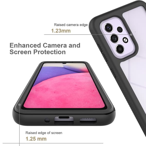 360 Full Cover Edge Case Samsung Galaxy A33 Black