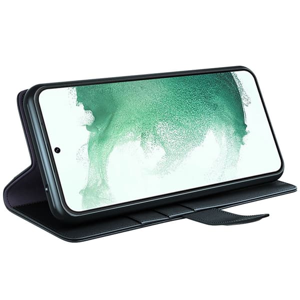 Äkta Läderfodral Samsung Galaxy S23 Svart