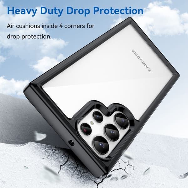 Hybrid Edge Case Samsung Galaxy S23 Ultra Svart