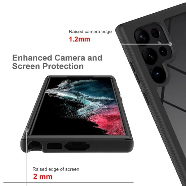 360 Full Cover Case Samsung Galaxy S23 Ultra Black