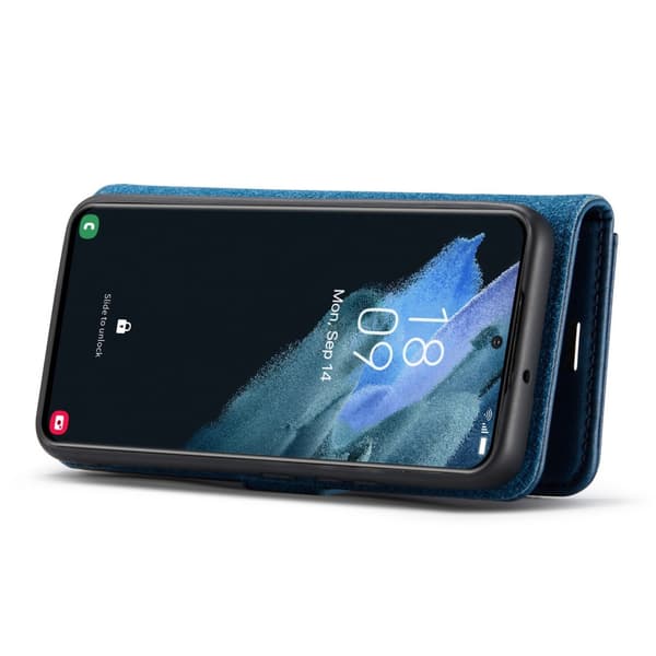 DG.MING 2-in-1 Magnet Wallet Samsung Galaxy S23 Plus Blue