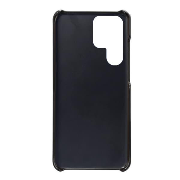 Läderskal Kortfack Samsung Galaxy S23 Ultra Svart