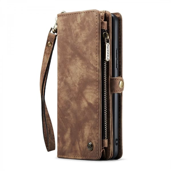 CaseMe Multi-Slot 2 i 1 Plånboksfodral Galaxy A53 Brun