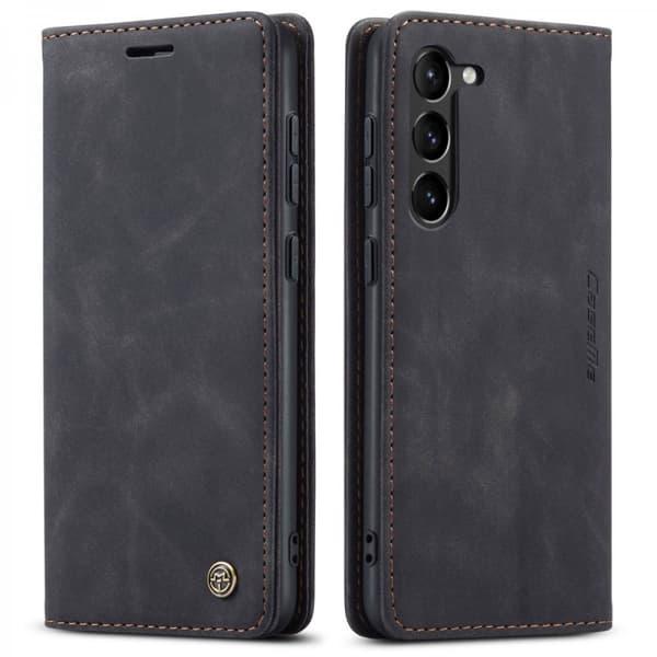 CaseMe Slim Plånboksfodral Samsung Galaxy S23 Svart