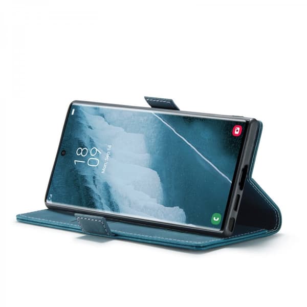 CaseMe Slim Plånboksfodral Samsung Galaxy S23 Ultra Blå