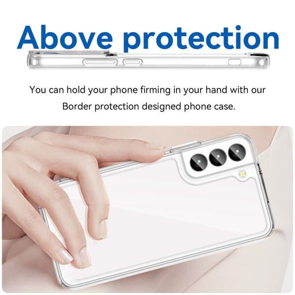 Hybrid Edge Case Samsung Galaxy S23 Plus Transparent
