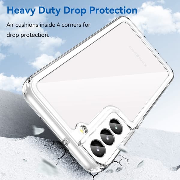 Hybrid Edge Case Samsung Galaxy S23 Plus Transparent