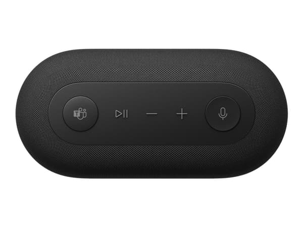 Microsoft Audio Dock - Høyttalertelefon/dokkingstasjon - kablet - USB-C - matt svart - Certified for Microsoft Teams