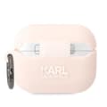 Miniatyrbild 2 av 3: Karl Lagerfeld AirPods Pro Skal Silicone Choupette Head 3D - Rosa