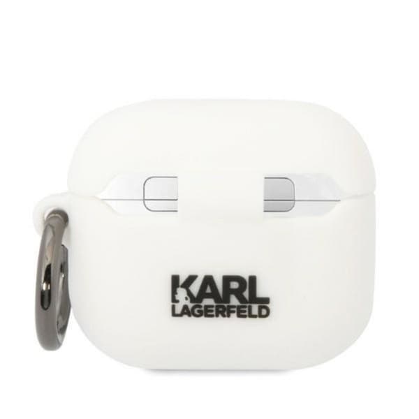 Karl Lagerfeld AirPods 3 Skal Silicone Choupette Head 3D - Vit