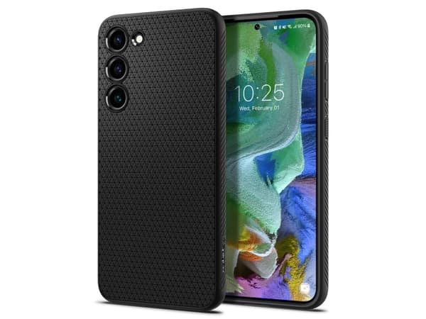 Spigen Liquid Air, Suojus, Samsung, Galaxy S23 Plus, 16,8 cm (6.6"), Musta
