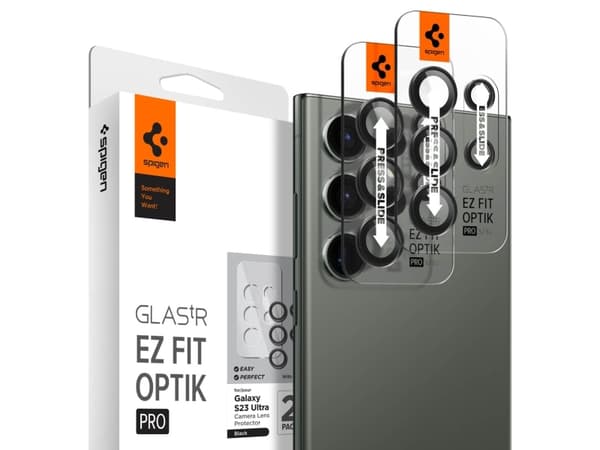 Spigen AGL05950, Linsskydd, Transparent, Härdat glas, Samsung, Galaxy S23 Ultra, 16 mm