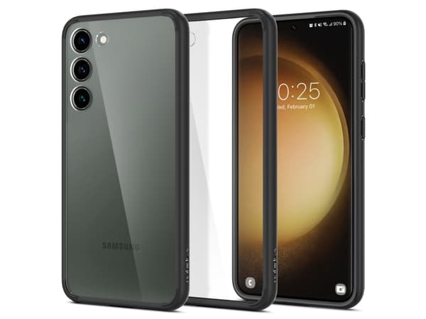Spigen Ultra Hybrid, Suojus, Samsung, Galaxy S23, 15,5 cm (6.1"), Musta