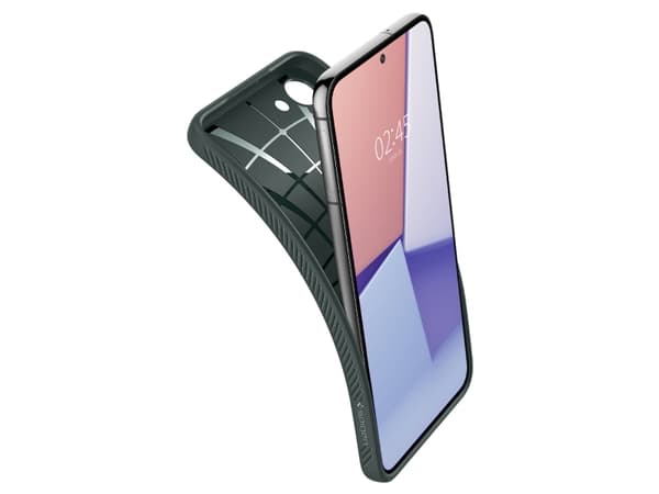 Spigen Liquid Air - Baksidesskydd för mobiltelefon - termoplastisk polyuretan (TPU) - abyss green - för Samsung Galaxy S23