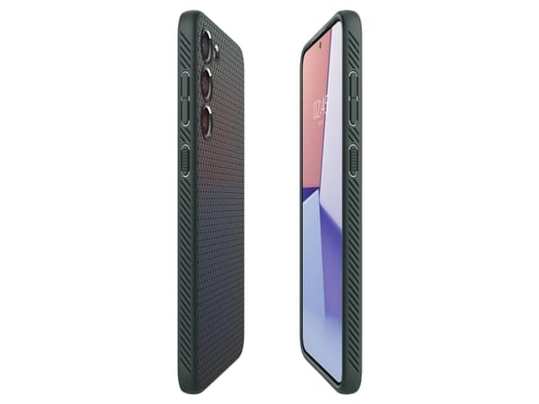 Spigen Liquid Air - Baksidesskydd för mobiltelefon - termoplastisk polyuretan (TPU) - abyss green - för Samsung Galaxy S23