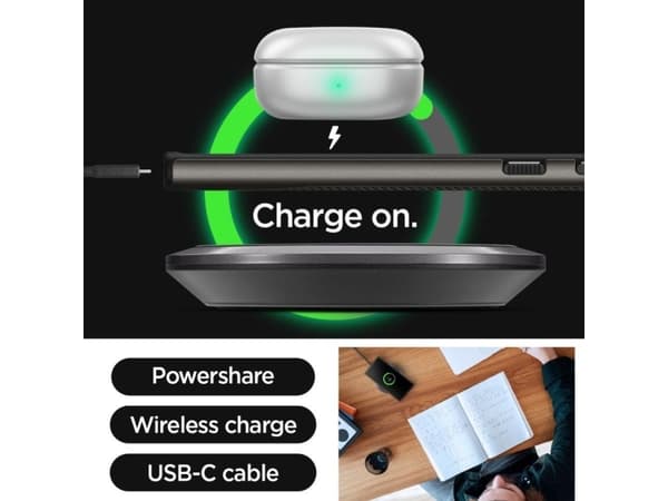 Spigen ACS05627, Omslag, Samsung, Galaxy S23 Ultra, 17,3 cm (6.8"), Svart