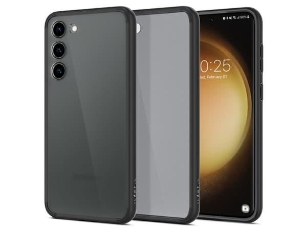 Spigen Ultra Hybrid, Suojus, Samsung, Frost Black, 15,5 cm (6.1"), Musta