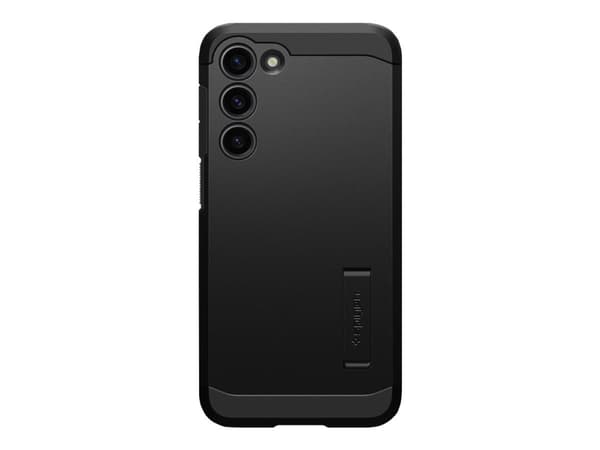 Spigen Tough Armor - Baksidesskydd för mobiltelefon - polykarbonat, termoplastisk polyuretan (TPU) - svart - för Samsung Galaxy S23+