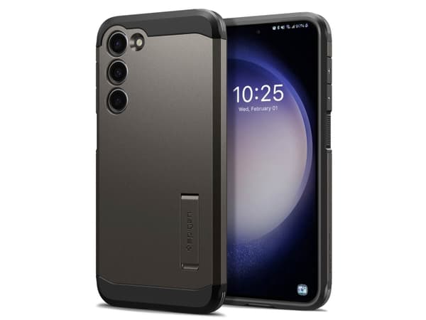 Spigen Tough Armor, Omslag, Samsung, Galaxy S23, 15,5 cm (6.1"), Grå