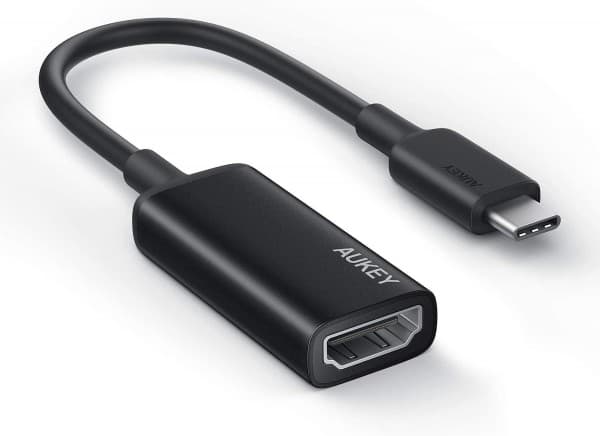 AUKEY CB-A29 USB-C til H DMI Adapter 4k30Hz Alum