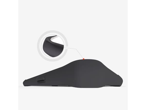 ITSKINS HYBRID SOLID suojakuori iPhone 11 Pro / XS / X®. Musta ja läpinäkyvä
