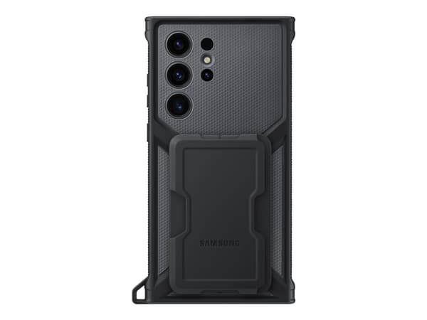 Samsung EF-RS918 - Baksidedeksel for mobiltelefon - robust - svart - for Galaxy S23 Ultra