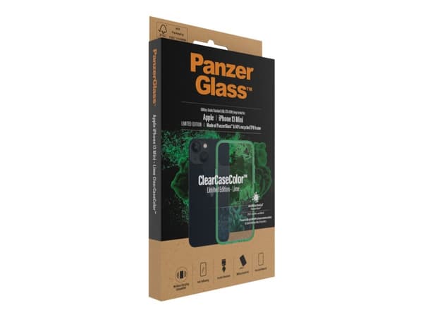 PanzerGlass 329, Suojus, Apple, Apple - iPhone 13 Mini, 13,7 cm (5.4"), Vihreä