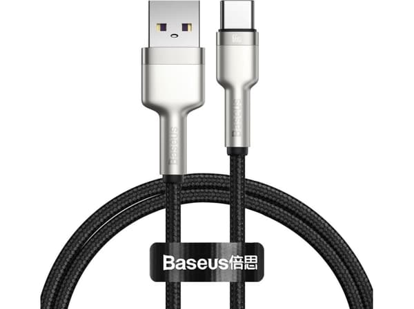 Baseus Cafule - USB-kabel - USB (hane) till 24 pin USB-C (hane) - 11 V - 6 A - 1 m - svart