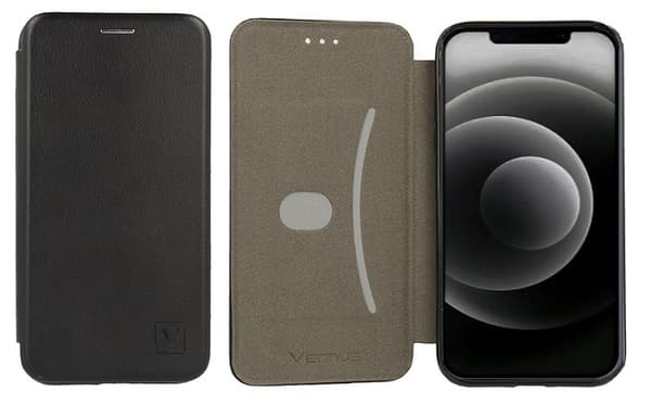 Samsung Galaxy S23 ULTRA Flip Cover Svart Vennus