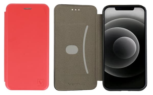 Samsung Galaxy S23 ULTRA Flip Cover Röd Vennus